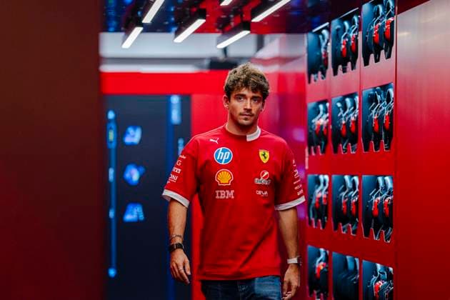 Formula 1 Singapore Grand Prix 2025 Charles Leclerc 16 (MON) Scuderia Ferrari SF-25 during Media Day at the Formula 1 Singapore Airlines Singapore Grand Prix 2025 at the Marina Bay Street Circuit, Singapore on 2 October 2025 Credit: Jun Da Tan Every Second Media Editorial use only. All images are copyright Every Second Media Limited. No images may be reproduced without prior permission. Copyright: xIMAGO EveryxSecondxMediax ESM-1607-0027 JunxDaxTanx xEveryxSecondxMediax