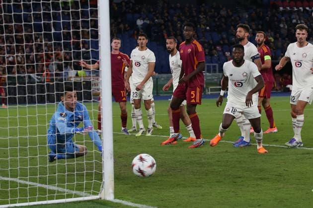 02.10.2025 Europa League Fase a Gironi : Roma vs Lille Nella foto: Occasione& xD;(Foto Gino Mancini)  Copyright: xGinoxMancini IPAxSportx xipa-agency.netx xx IPA_66056666 IPA_Agency_IPA66056666