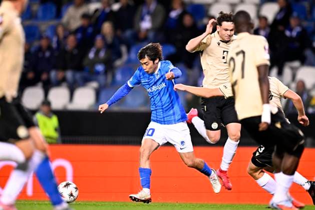 KRC Genk v Ferencvaros - UEFA Europa League GENK, BELGIUM - OCTOBER 02 : Ito Junya forward of KRC Genk during the UEFA Europa League 2025 26 League Phase MD2 match between KRC Genk and Ferencvaros on October 2, 2025 in Genk, Belgium, 02 10 2025 Genk Belgium  Copyright: xTomasxSiskx