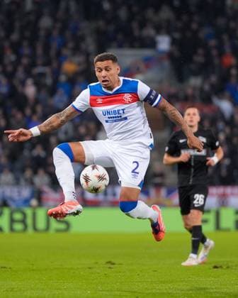 James Tavernier of Rangers Sturm Graz v Rangers, UEFA Europa League, Group Stage, Football, Merkur Arena, Graz, Austria - 02 Oct 2025Graz Merkur Arena Austria EDITORIAL USE ONLY No use with unauthorised audio, video, data, fixture lists, club league logos or live services. Online in-match use limited to 120 images, no video emulation. No use in betting, games or single club league player publications. Copyright: xChristianxHofer Shutterstockx 15504056az