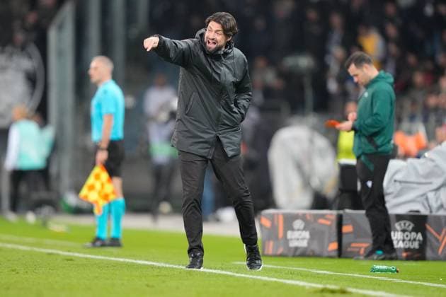Russell Martin manager of Rangers Sturm Graz v Rangers, UEFA Europa League, Group Stage, Football, Merkur Arena, Graz, Austria - 02 Oct 2025Graz Merkur Arena Austria EDITORIAL USE ONLY No use with unauthorised audio, video, data, fixture lists, club league logos or live services. Online in-match use limited to 120 images, no video emulation. No use in betting, games or single club league player publications.  Copyright: xChristianxHofer Shutterstockx 15504056cv