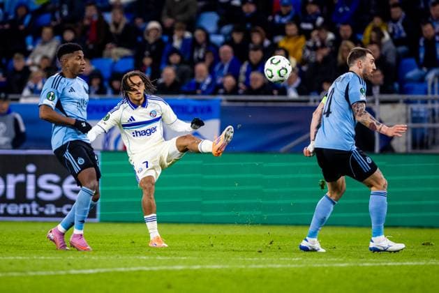 SLOVAN BRATISLAVA - STRASBOURG Diego Moreira of Strasbourg during league phase of UEFA Conference league football match between SK Slovan Bratislava and RC Strasbourg Alsace. Bratislava, Slovakia, October 02, 2025. Copyright: xx 080A1518
