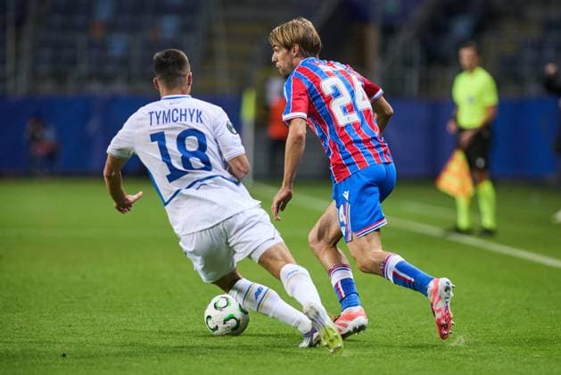 2025.10.02 Lublin Pilka nozna UEFA Liga Konferencji Europy sezon 2025 2026 Dinamo Kijow - Crystal Palace N z Borna Sosa Oleksandr Tymchyk Foto Ireneusz Wnuk PressFocus 2025.10.02 Lublin Football UEFA Conference League season 2025 2026 Dinamo Kyiv - Crystal Palace Borna Sosa Oleksandr Tymchyk Credit: Ireneusz Wnuk PressFocus NEWSPIX.PL --- newspix.pl 