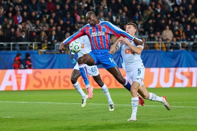 2025.10.02 Lublin Pilka nozna UEFA Liga Konferencji Europy sezon 2025 2026 Dinamo Kijow - Crystal Palace N z Jean-Philippe Mateta Oleksandr Yatsyk Foto Ireneusz Wnuk PressFocus 2025.10.02 Lublin Football UEFA Conference League season 2025 2026 Dinamo Kyiv - Crystal Palace Jean-Philippe Mateta Oleksandr Yatsyk Credit: Ireneusz Wnuk PressFocus NEWSPIX.PL --- newspix.pl 