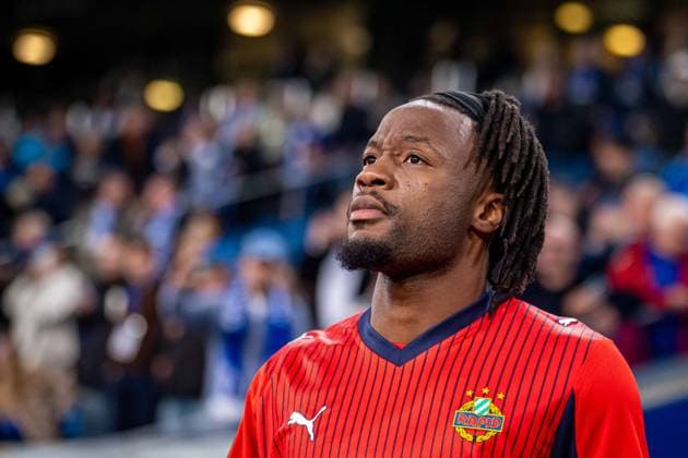 SOCCER - UEFA ECL, Poznan vs Rapid POZNAN,POLAND,02.OCT.25 - SOCCER - UEFA Conference League, KKS Lech Poznan vs SK Rapid Wien. Image shows Claudy Mbuyi (Rapid).  GEPAxpictures xKevinxHackner