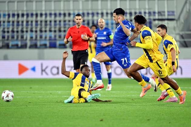 Serbia, Backa Topola, Serbia, 021025. City Stadium FK TSC. UEFA Europa League, match: GNK Dinamo - Maccabi Tel Aviv. In the photo: Mounsef Bakrar. Photo: Damir Krajac CROPIX Zagreb Croatia Copyright: xxDamirxKrajacx dinamo_maccabi71-021025