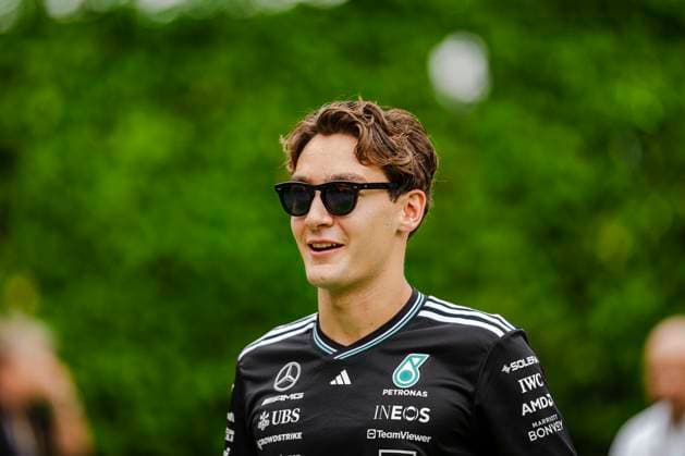 Formula 1 Singapore Grand Prix 2025 George Russell 63 (GBR) Mercedes F1 W16 arrives during the Formula 1 Singapore Airlines Singapore Grand Prix 2025 at the Marina Bay Street Circuit, Singapore on 3 October 2025 Credit: Jun Da Tan Every Second Media Editorial use only. All images are copyright Every Second Media Limited. No images may be reproduced without prior permission. Copyright: xIMAGO EveryxSecondxMediax ESM-1608-0010 JunxDaxTanx xEveryxSecondxMediax