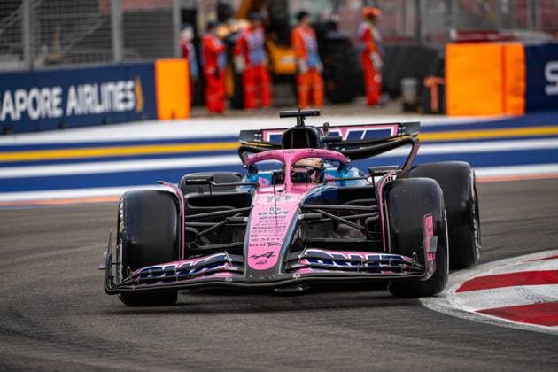 Formel 1 GP Singapur. Freitag, 03.10.2025 Pierre Gasly 10, BWT Alpine F1 Team; Formel 1 GP Singapur. Freitag, 03.10.2025 Copyright: xBEAUTIFULxSPORTS Erlhofx