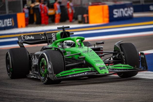 Formel 1 GP Singapur. Freitag, 03.10.2025 Nico Hülkenberg 27, Stake F1 Team Kick Sauber; Formel 1 GP Singapur. Freitag, 03.10.2025 Copyright: xBEAUTIFULxSPORTS Erlhofx