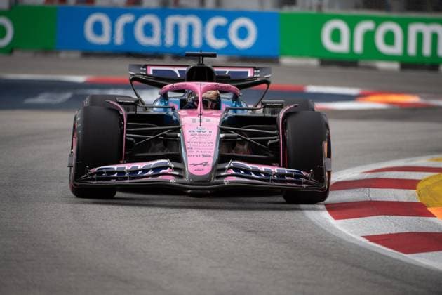 Formel 1 GP Singapur. Freitag, 03.10.2025 Pierre Gasly 10, BWT Alpine F1 Team; Formel 1 GP Singapur. Freitag, 03.10.2025 Copyright: xBEAUTIFULxSPORTS Erlhofx
