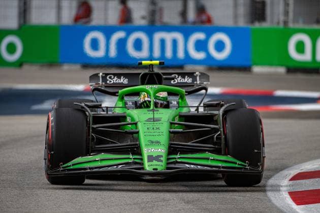 Formel 1 GP Singapur. Freitag, 03.10.2025 Gabriel Bortoleto 5, Stake F1 Team Kick Sauber; Formel 1 GP Singapur. Freitag, 03.10.2025 Copyright: xBEAUTIFULxSPORTS Erlhofx