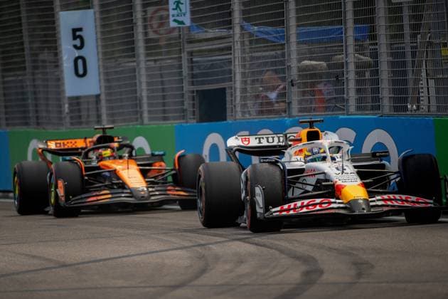 Formel 1 GP Singapur. Freitag, 03.10.2025 Isack Hadjar, 6, Visa Cash App RB Formula One Team; Formel 1 GP Singapur. Freitag, 03.10.2025 Copyright: xBEAUTIFULxSPORTS Erlhofx