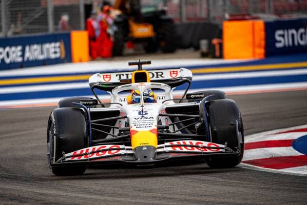 Formel 1 GP Singapur. Freitag, 03.10.2025 Isack Hadjar, 6, Visa Cash App RB Formula One Team; Formel 1 GP Singapur. Freitag, 03.10.2025 Copyright: xBEAUTIFULxSPORTS Erlhofx