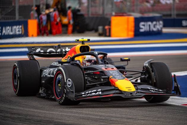 Formel 1 GP Singapur. Freitag, 03.10.2025 Yuki Tsunoda 22, Oracle Red Bull Racing; Formel 1 GP Singapur. Freitag, 03.10.2025 Copyright: xBEAUTIFULxSPORTS Erlhofx