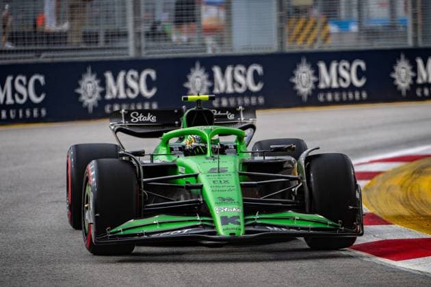 Formel 1 GP Singapur. Freitag, 03.10.2025 Gabriel Bortoleto 5, Stake F1 Team Kick Sauber; Formel 1 GP Singapur. Freitag, 03.10.2025 Copyright: xBEAUTIFULxSPORTS Erlhofx