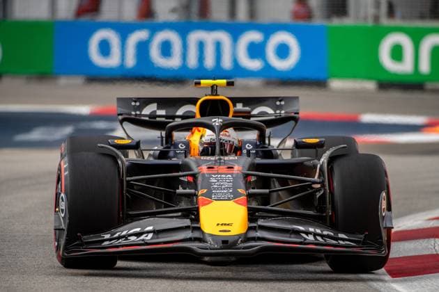 Formel 1 GP Singapur. Freitag, 03.10.2025 Yuki Tsunoda 22, Oracle Red Bull Racing; Formel 1 GP Singapur. Freitag, 03.10.2025 Copyright: xBEAUTIFULxSPORTS Erlhofx
