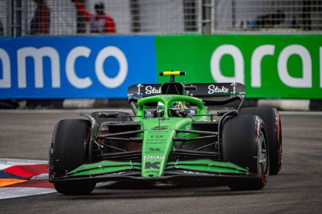 Formel 1 GP Singapur. Freitag, 03.10.2025 Gabriel Bortoleto 5, Stake F1 Team Kick Sauber; Formel 1 GP Singapur. Freitag, 03.10.2025 Copyright: xBEAUTIFULxSPORTS Erlhofx