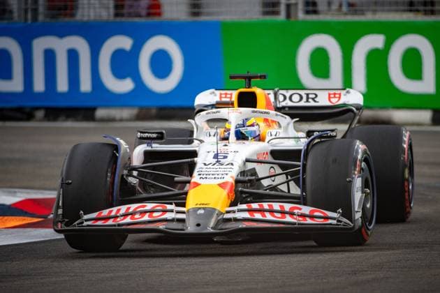 Formel 1 GP Singapur. Freitag, 03.10.2025 Isack Hadjar, 6, Visa Cash App RB Formula One Team; Formel 1 GP Singapur. Freitag, 03.10.2025 Copyright: xBEAUTIFULxSPORTS Erlhofx