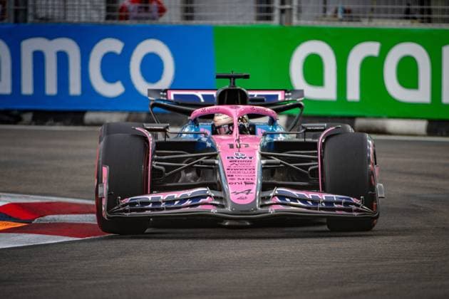 Formel 1 GP Singapur. Freitag, 03.10.2025 Pierre Gasly 10, BWT Alpine F1 Team; Formel 1 GP Singapur. Freitag, 03.10.2025 Copyright: xBEAUTIFULxSPORTS Erlhofx
