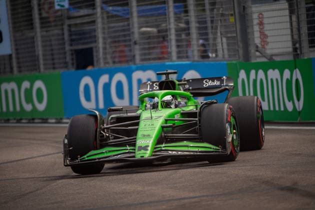Formel 1 GP Singapur. Freitag, 03.10.2025 Nico Hülkenberg 27, Stake F1 Team Kick Sauber; Formel 1 GP Singapur. Freitag, 03.10.2025 Copyright: xBEAUTIFULxSPORTS Erlhofx