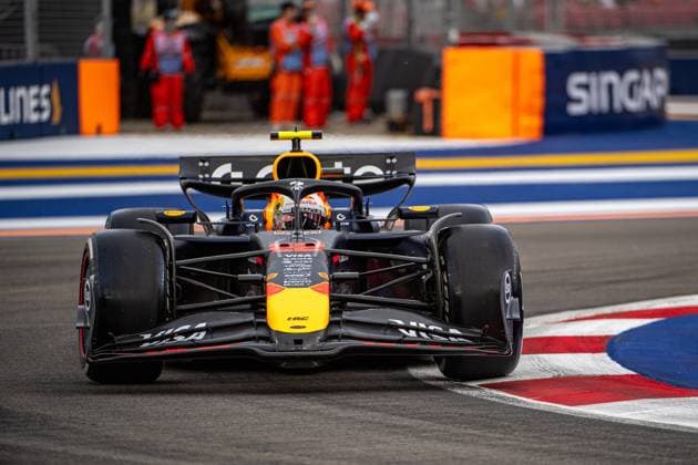 Formel 1 GP Singapur. Freitag, 03.10.2025 Yuki Tsunoda 22, Oracle Red Bull Racing; Formel 1 GP Singapur. Freitag, 03.10.2025 Copyright: xBEAUTIFULxSPORTS Erlhofx