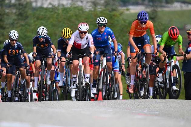 UEC 2025 Road European Championship, EM, Europameisterschaft Drome-Ardeche 03 10 2025 GUILHERAND-GRANGES, FRANCE - OCTOBER 03 : Arens Megan (Netherlands) during the Women Junior cycling road race of the 2025 UEC Road European Championship Drome-Ardeche 10th edition an UCI Continental Championships cycling race of 62.9 km with start in Guilherand-Granges and finish in Guilherand-Granges on October 3, 2025 in Guilherand-Granges, France, 03 10 2025 Guilherand-Granges France  Copyright: xVincentxKalutx