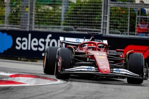Formula 1 Singapore Grand Prix 2025 Charles Leclerc 16 (MON) Scuderia Ferrari SF-25 during the Formula 1 Singapore Airlines Singapore Grand Prix 2025 at the Marina Bay Street Circuit, Singapore on 3 October 2025 Credit: Jun Da Tan Every Second Media Editorial use only. All images are copyright Every Second Media Limited. No images may be reproduced without prior permission. Copyright: xIMAGO EveryxSecondxMediax ESM-1608-0029 JunxDaxTanx xEveryxSecondxMediax