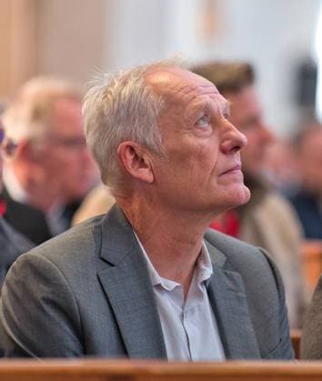 Verleihung des Memminger Freiheitspreises 1525 an den früheren SC Freiburg Trainer Christian Streich in der evangelischen Kirche St. Martin. Foto:Eibner Pressefoto Eky Eibner Verleihung des Memminger Freiheitspreises 1525 an den früheren SC Freiburg Trainer Christian Streich Memmingen Copyright: xEibner-Pressefotox EP_EER
