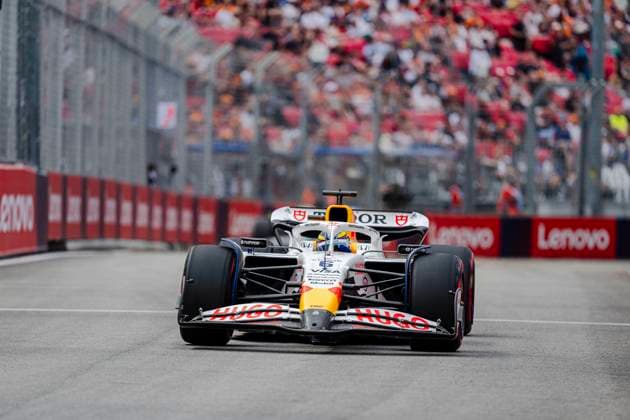 Formula 1 Singapore Grand Prix 2025 Isack Hadjar 6 (FRA) Visa Cash App Racing Bulls VCARB 02 On Track.gapore Grand Prix 2025 at the Marina Bay Street Circuit, Singapore on 3 October 2025 Credit: Jun Da Tan Every Second Media Editorial use only. All images are copyright Every Second Media Limited. No images may be reproduced without prior permission. Copyright: xIMAGO EveryxSecondxMediax ESM-1608-0087 JunxDaxTanx xEveryxSecondxMediax