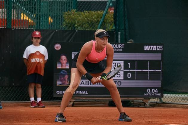 TENNIS - Internazionali di Tennis - WTA125 Women - Internazionali di Calabria Anastasia Abbagnato during the Internazionali di Calabria 2025 WTA, Tennis Damen 125 tennis match at Chiappetta Village, Rende (Cosenza), Italy. Rende (CS) Italy  Copyright: xIPAxSport ABACAx