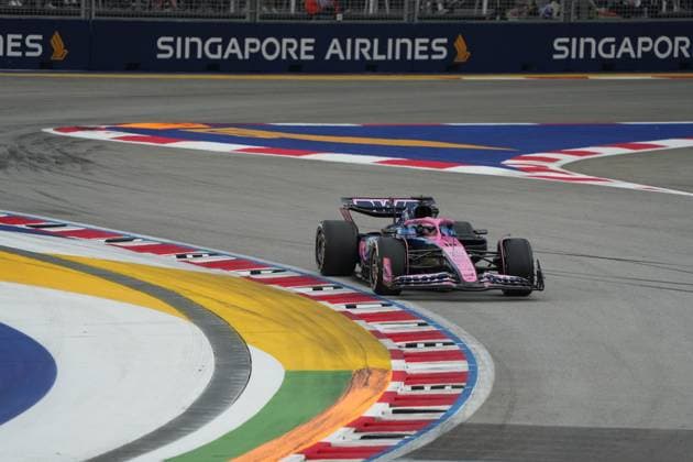 FORMULA 1 SINGAPORE AIRLINES SINGAPORE GRAND PRIX 2025 03.10.2025, Marina Bay Street Circuit, Singapore, FORMULA 1 SINGAPORE AIRLINES SINGAPORE GRAND PRIX 2025 , im Bild Pierre Gasly (FRA), Alpine F1 Team