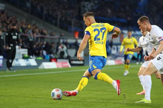 Braunschweig vs. Paderborn, 2. BL Braunschweig, 03.10.2025, FUßBALL - Eintracht Braunschweig vs. SC Paderborn, 2. BL, Saison 2025 26. Sven Köhler (Eintracht Braunschweig) Braunschweig