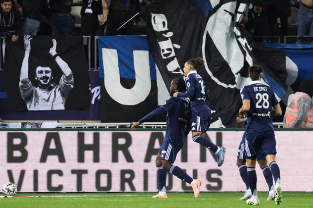 FOOTBALL : Paris FC Vs FC Lorient - Ligue 1 - 03 10 2025 Joie - Jean-Philippe Krasso (Paris FC) - Ilan Kebbal (Paris FC) - Thibault De Smet (Paris FC) ParisFrance  Copyright: xMichtofx