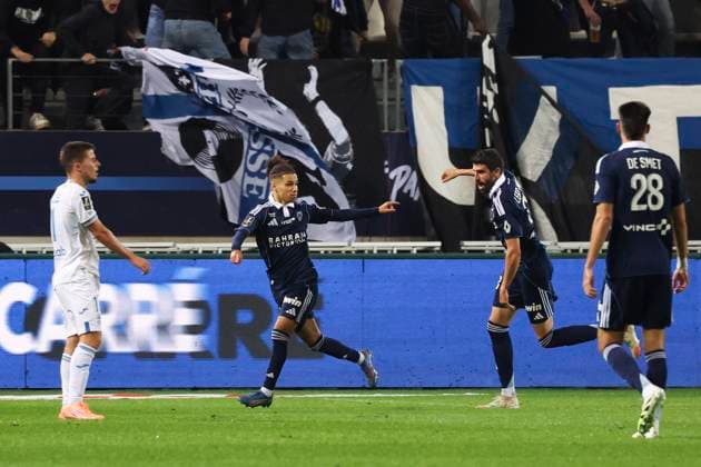 FOOTBALL : Paris FC Vs FC Lorient - Ligue 1 - 03 10 2025 Joie - But de Ilan Kebbal (Paris FC) - Pierre Lees-Melou (Paris FC) ParisFrance  Copyright: xMichtofx
