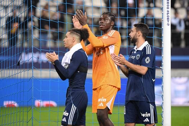 Paris FC v FC Lorient - Ligue 1 McDonald s 2025 2026 10 Ilan KEBBAL (pfc) - 16 Obed NKAMBADIO (pfc) - 20 Julien LOPEZ (pfc) during the Ligue 1 McDonald s match between Paris and Lorient at Stade Jean Bouin on October 3, 2025 in Paris, France. Paris France  Copyright: xFEPx 776348148