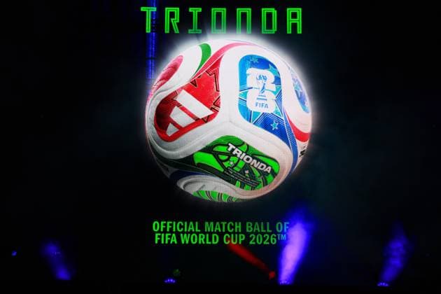 Launch of the FIFA World Cup, WM, Weltmeisterschaft, Fussball 2026 official match ball in Mexico City MEXICO CITY, MEXICO - OCTOBER 03: Holograms are displayed during the launch of Trionda the FIFA World Cup 2026 official match ball, at the Azteca stadium, in Mexico City, Mexico on October 03, 2025. Daniel Cardenas Anadolu Mexico City Mexico. Editorial use only. Please get in touch for any other usage.  Copyright: x2025xAnadoluxDanielxCardenasx