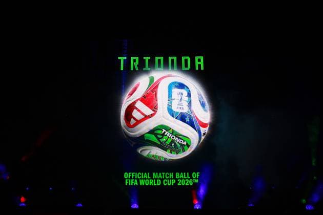 Launch of the FIFA World Cup, WM, Weltmeisterschaft, Fussball 2026 official match ball in Mexico City MEXICO CITY, MEXICO - OCTOBER 03: Holograms are displayed during the launch of Trionda the FIFA World Cup 2026 official match ball, at the Azteca stadium, in Mexico City, Mexico on October 03, 2025. Daniel Cardenas Anadolu Mexico City Mexico. Editorial use only. Please get in touch for any other usage.  Copyright: x2025xAnadoluxDanielxCardenasx