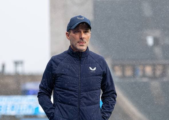 Fussball, Herren, Saison 2025 2026, 2. Bundesliga (8. Spieltag), Hertha BSC - SC Preußen Münster, Trainer Stefan Leitl (Hertha BSC), 04.10. 2025, Copyright: xSebastianxRäppold MatthiasxKochx