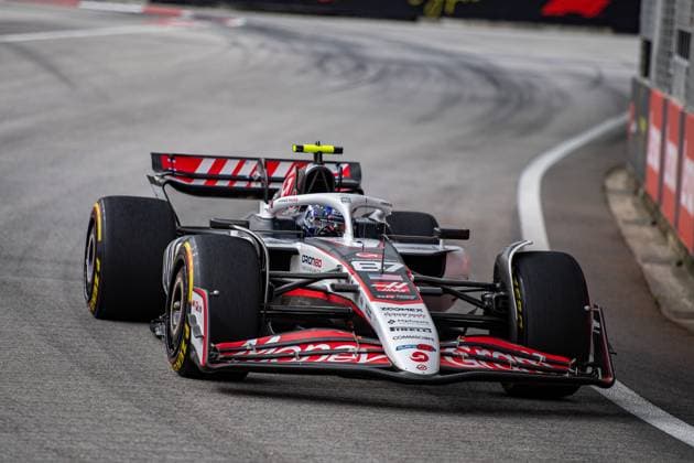 Formel 1 GP Singapur. Samstag, 04.10.2025 Oliver Bearman 87, MoneyGram Haas F1 Team; Formel 1 GP Singapur. Samstag, 04.10.2025 Copyright: xBEAUTIFULxSPORTS Erlhofx