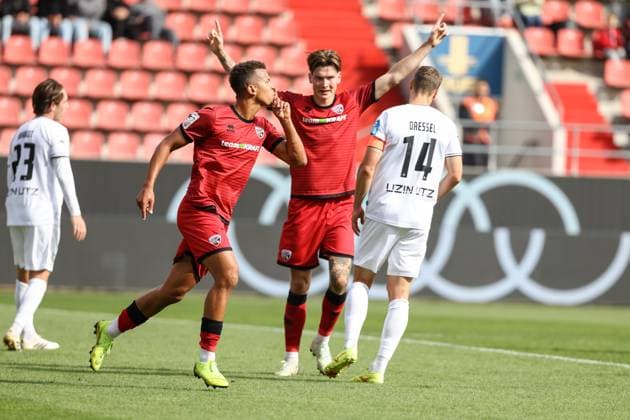 3. Liga; FC Ingolstadt 04 - SSV Ulm; Tor Jubel Treffer 1:0 Marcel Costly (22, FCI) Frederik Christensen (11, FCI) Dressel Dennis (14 Ulm) 3. Liga - FC Ingolstadt 04 Saison 2025 2026 SSV Ulm