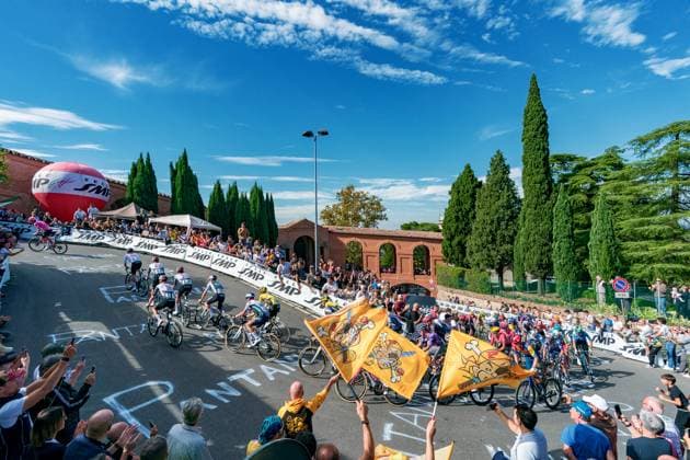 CYCLING - STREET - 108th Giro dell Emilia (1.Pro) - 04 10 2025 Mirandola â?º San Luca (199.2km) - photo Simone Lombi 2025 during Giro dell Emilia, Street Cycling race in Mirandola, Italy, October 04 2025  Copyright: xSimonexLombi IPAxSportx xipa-agency.netx xx IPA_66129973 IPA_Agency_IPA66129973
