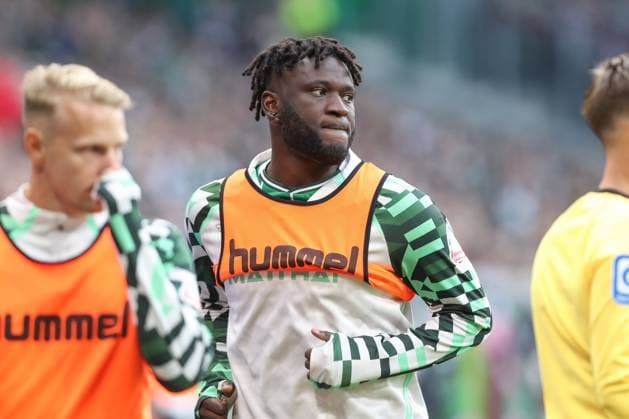 04.10.2025, xtgx, Fussball - 1.Bundesliga SV Werder Bremen - FC St.Pauli v.l. Victor Boniface (Bremen, 44) (DFL DFB REGULATIONS PROHIBIT ANY USE OF PHOTOGRAPHS as IMAGE SEQUENCES and or QUASI-VIDEO) Bremen