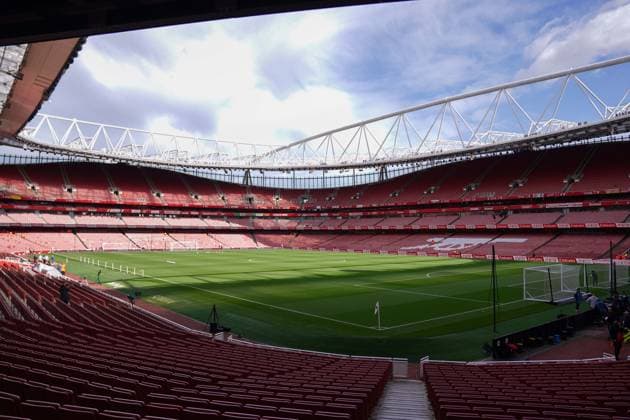 LONDON, ENGLAND - OCTOBER 4: A general view of the Emirates Stadium prior to the Premier League match between Arsenal and West Ham United at Emirates Stadium on October 4, 2025 in London, England. (Photo by Dylan Hepworth) SPO 