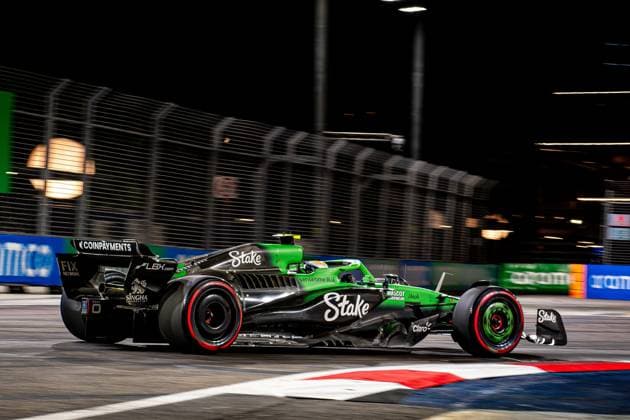 Formel 1 GP Singapur. Samstag, 04.10.2025 Gabriel Bortoleto 5, Stake F1 Team Kick Sauber; Formel 1 GP Singapur. Samstag, 04.10.2025 Copyright: xBEAUTIFULxSPORTS Erlhofx
