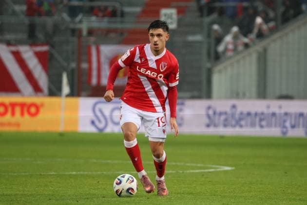 19 Jannis Boziaris (Energie Cottbus) Fussball 3. Liga 2025 2026 FC Energie Cottbus - Alemannia Aachen