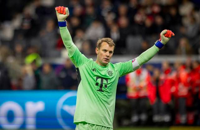 Frankfurt, Germany. 04th Oct 2025. Jubel: Manuel Neuer (FCB) Eintracht Frankfurt - FC Bayern München 04.10.2025