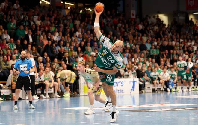 BAU 04.10.2025 Göppingen Handball Frisch Auf Göppingen vs. TSV Hannover-Burgdorf, Marcel Schiller (Göppingen)