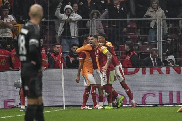 Galatasaray v Besiktas - Turkish Super Lig ISTANBUL, TURKIYE - OCTOBER 04: Ilkay Gundogan of Galatasaray celebrates after scoring a goal during Turkish Super Lig match between Galatasaray and Besiktas at RAMS Park in Istanbul, Turkiye on October 04, 2025. Murat Sengul Anadolu Istanbul Turkey. Editorial use only. Please get in touch for any other usage.  Copyright: x2025xAnadoluxMuratxSengulx