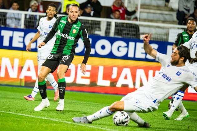 FOOTBALL : AJ Auxerre vs RC Lens - Ligue 1 - JournÃ e 7 - 04 10 2025 Florian Thauvin (RC Lens) AuxerreFrance  Copyright: xBaptistexAutissierx