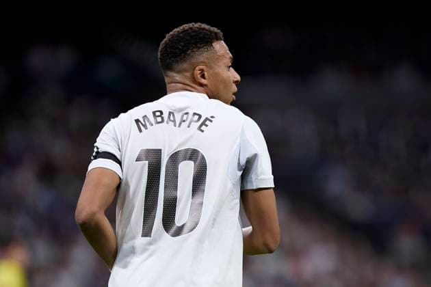 October 4, 2025, Madrid, Madrid, Spain: Kylian Mbappe of Real Madrid CF during La Liga football match between Real Madrid CF v Villareal CF at Santiago Bernabeu Stadium in Madrid, Spain, October 4, 2025 Madrid Spain - ZUMAa206 20251004_zsp_a206_056 Copyright: xRubenxAlbarranx
